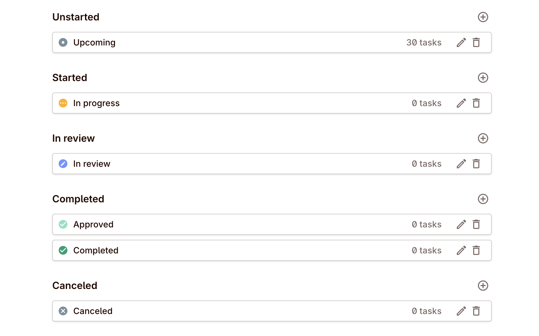 Custom property modal